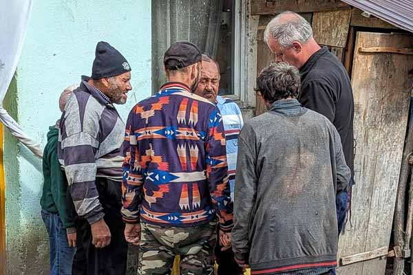 Teamwork of Local Village Men
