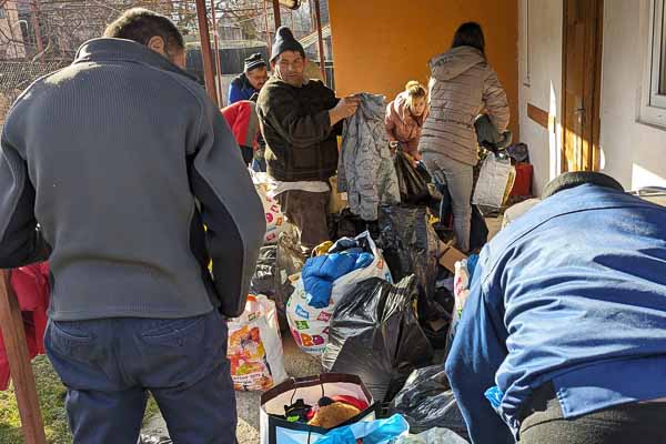 Clothing Distributed to Locals