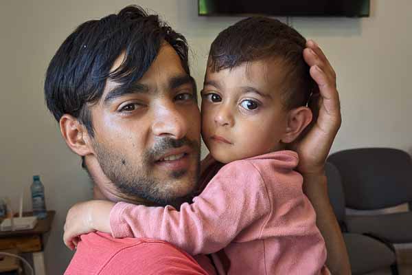 Local Man With His Son