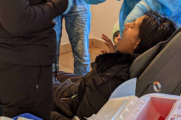 A Patient Receiving Dental Care