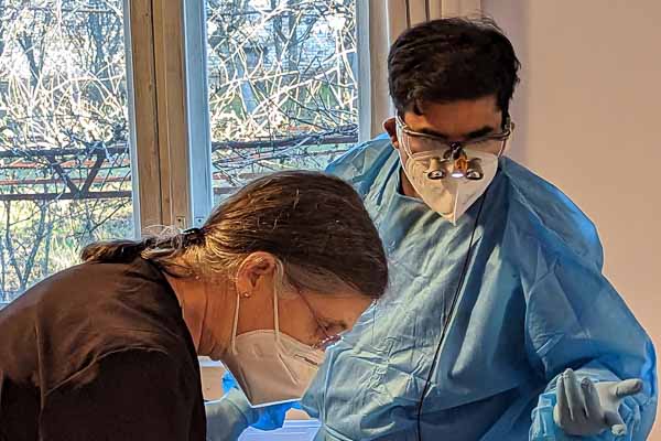 A Patient Receiving Dental Care